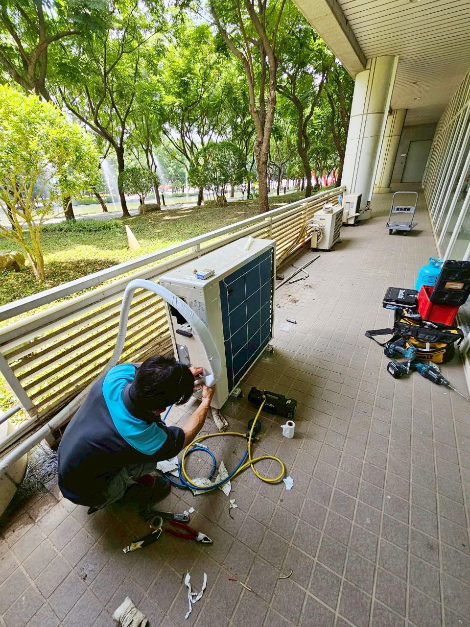 114年08月/台中某銀行 /日立多聯式主機